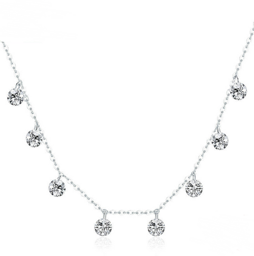 Collar Minimalista con Inicial Personalizada — Plata