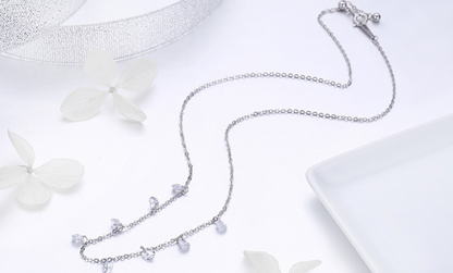 Collar Minimalista con Inicial Personalizada — Plata