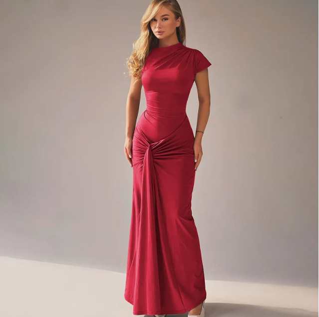 Vestido Midi Plisado colores
